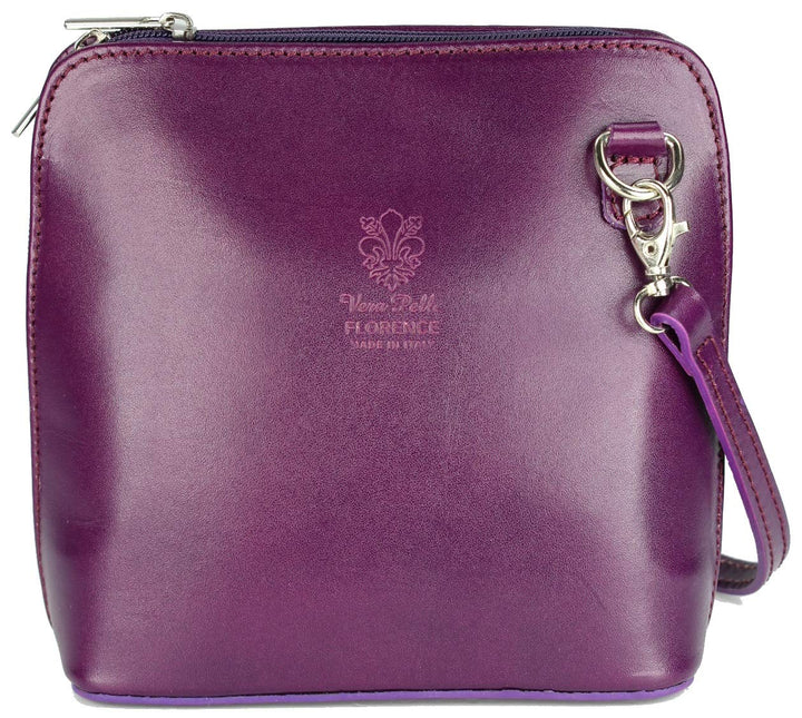 Belli italienische Ledertasche Damen Umhängetasche klein Handtasche Schultertasche Abendtasche in li