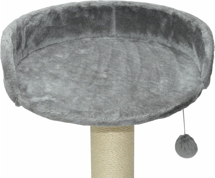 nanook Kratzbaum Liegeplatz Top für kräftige Katzen - Grösse XXL - 46 cm Ø - hellrau hellgrau, hellg