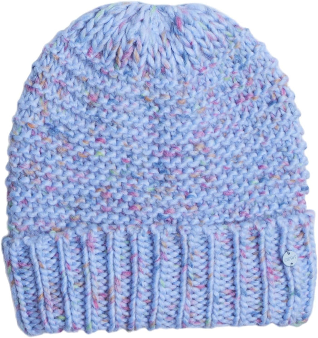 ESPRIT Damen Beanie-Mütze Einheitsgrösse 445/LIGHT BLUE LAVENDER, Einheitsgrösse 445/LIGHT BLUE LAVE