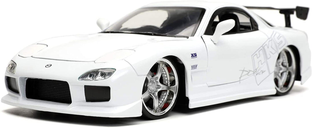 Jada Toys Fast & Furious 1:24 1992 Mazda RX-7 Die-cast Car, Toys for Kids and Adults