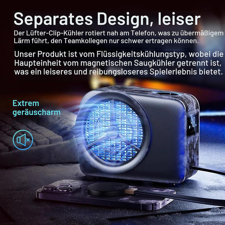 Magnetischer Handykühler, Handykühler, Pad-Kühler, Telefon-Kühler mit Flüssigkeitskühlung, Einfriere