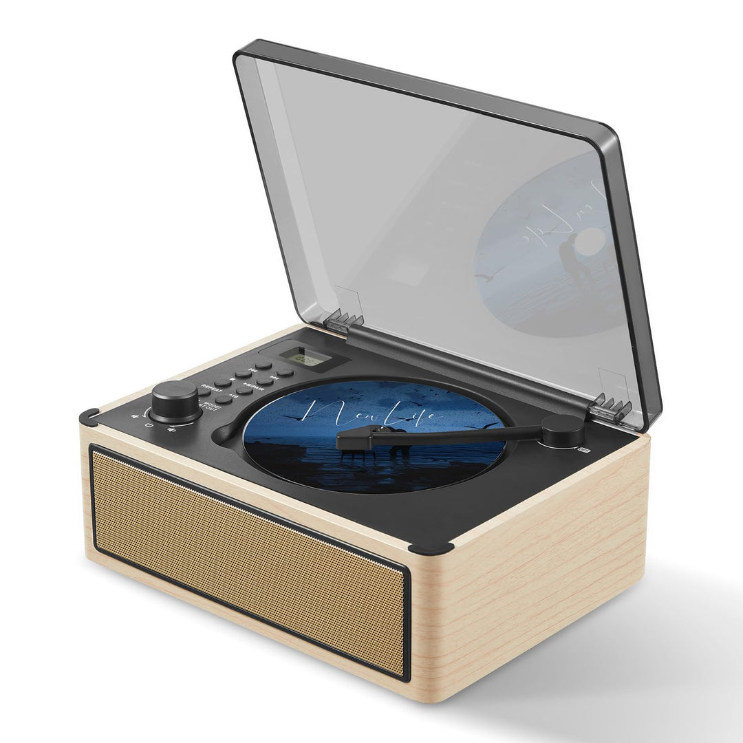 G Keni CD Player Bluetooth 5.0, Radio mit CD Player Doppel-Lautsprechern | 3000mAh Wiederaufladbarer