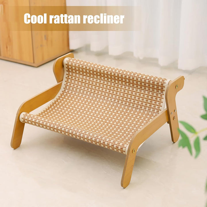 Sisal Kratzstuhl für Katzen – Outdoor & Indoor Katzen-Lounge-Stuhl, 2-in-1 & Bett | Stabiles, hausti