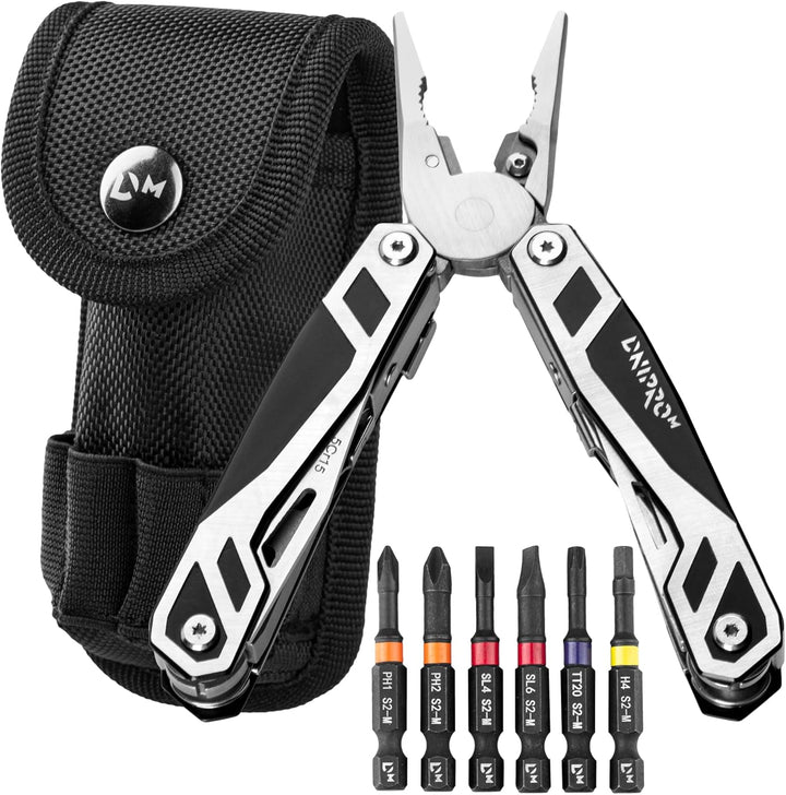 Set Mini Elektrischer Schraubendreher 3,6V 8Nm mit 2 Modi (Auto & Manuell), LED-Licht, USB-C + 17-in