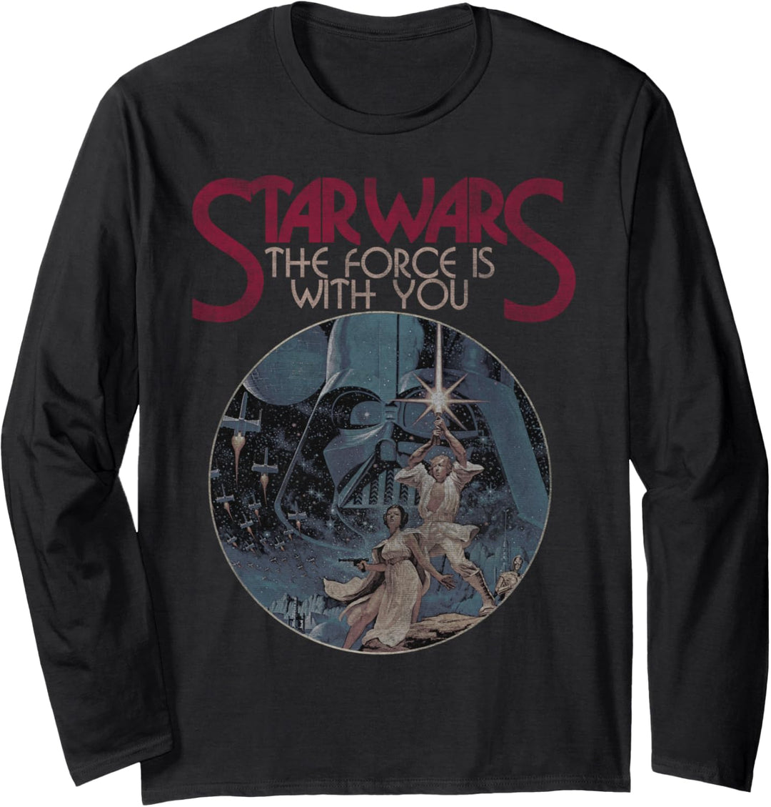 Star Wars Vintage Quote Poster Langarmshirt