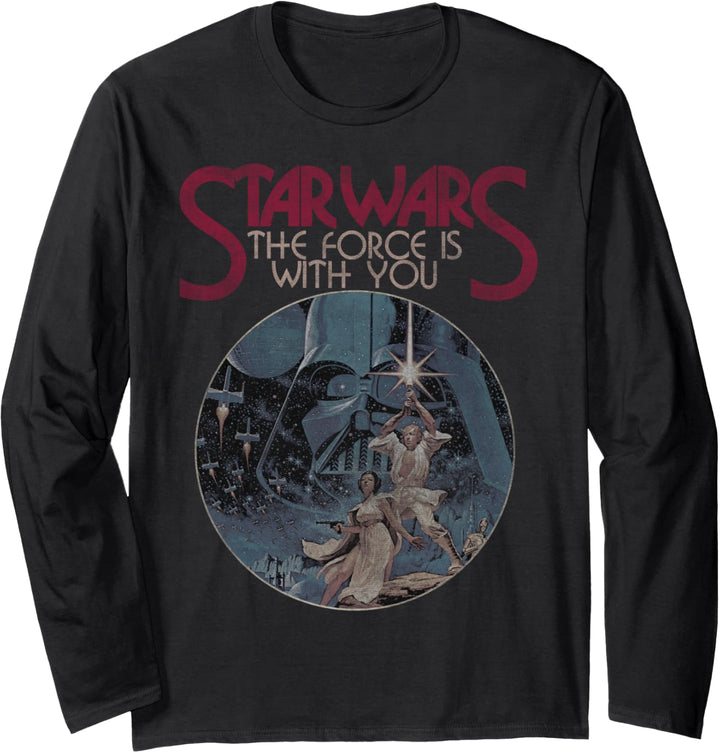 Star Wars Vintage Quote Poster Langarmshirt