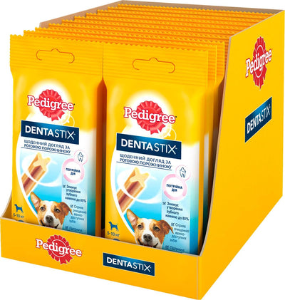 Pedigree Dentastix Leckerli für Hunde Kleiner Rassen 45g, 18 Stück