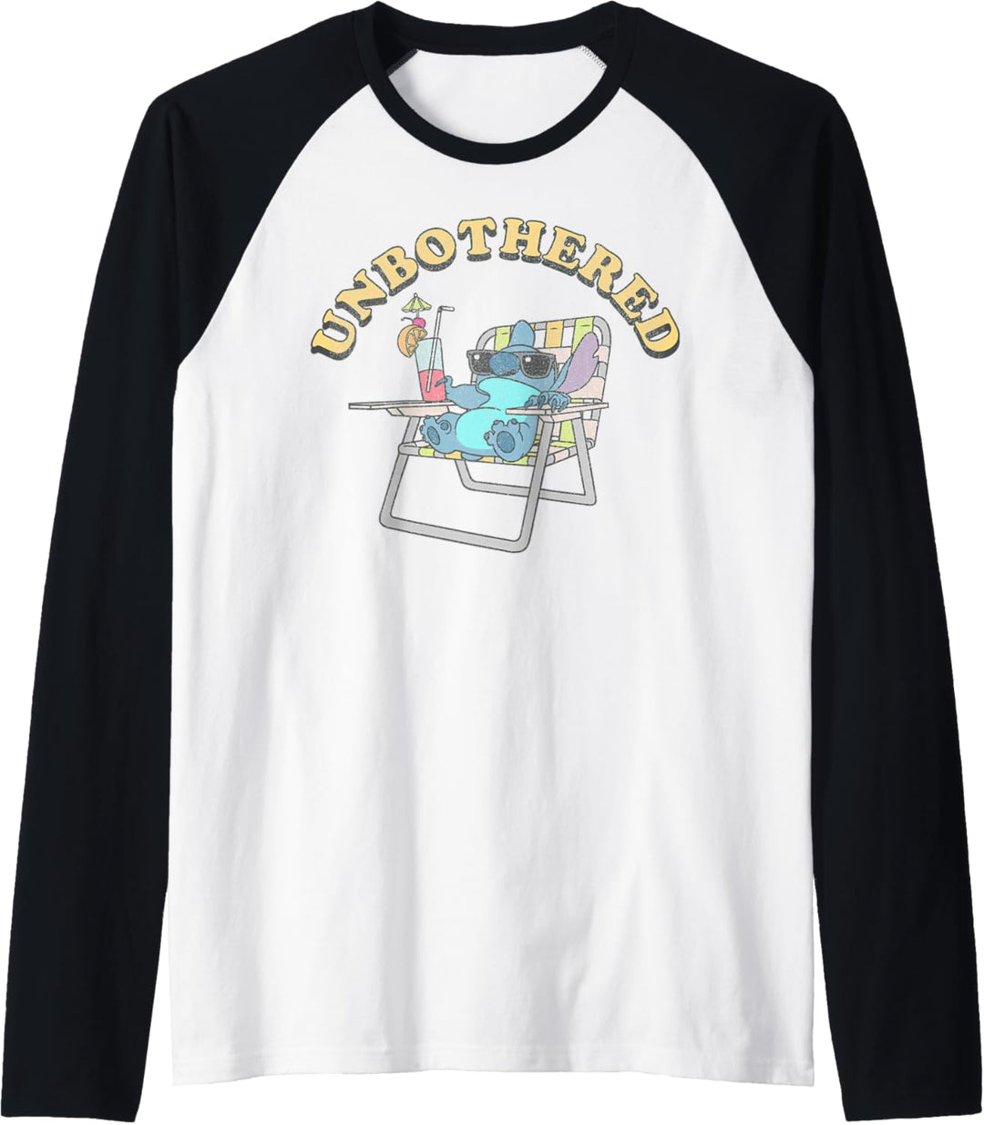 Disney Lilo & Stitch Unbothered Stitch Raglan