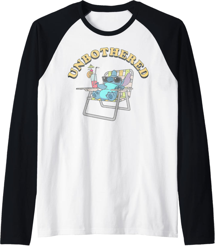 Disney Lilo & Stitch Unbothered Stitch Raglan