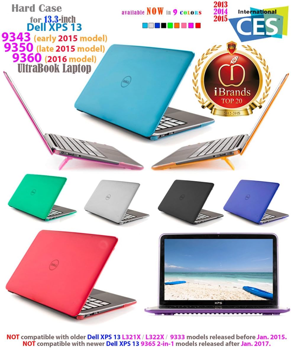 mCover Hartschalen für 13.3" Dell XPS 13 Modell 9343/9350/9360 Modell - Rosa 13" XPS 9343/9350/9360