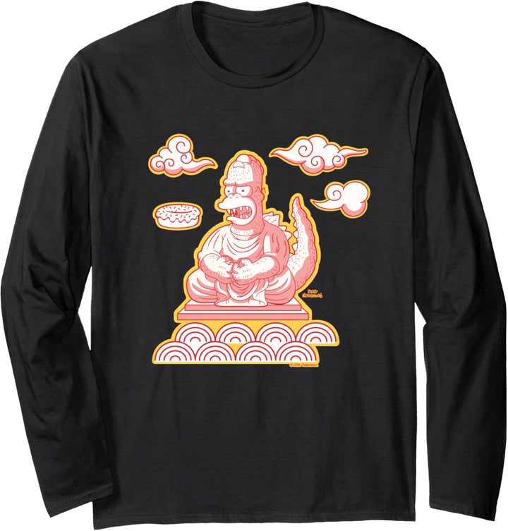 The Simpsons Homerzilla Kaiju Statue Treehouse of Horror Langarmshirt