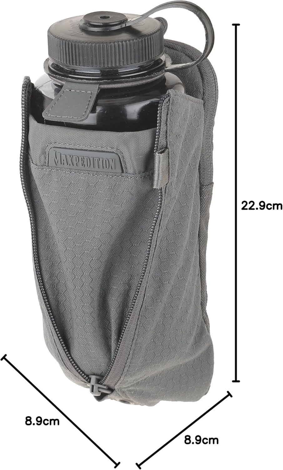 Maxpedition XBP Expandable Bottle Pouch Schwarz, Schwarz