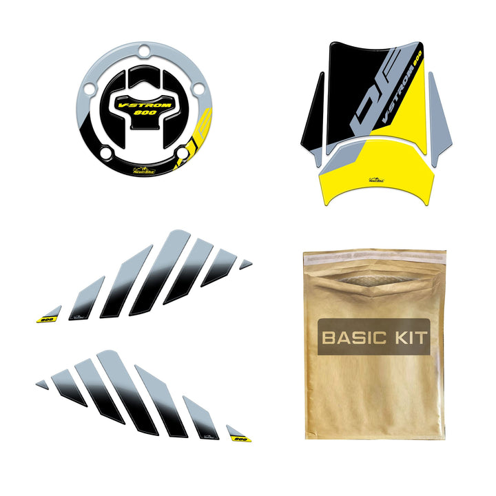 Resin Bike Sticker Set Motorrad Kompatibel Mit Suzuki V-Strom 800 De 2023. Schutz Motorrad Tank Basi