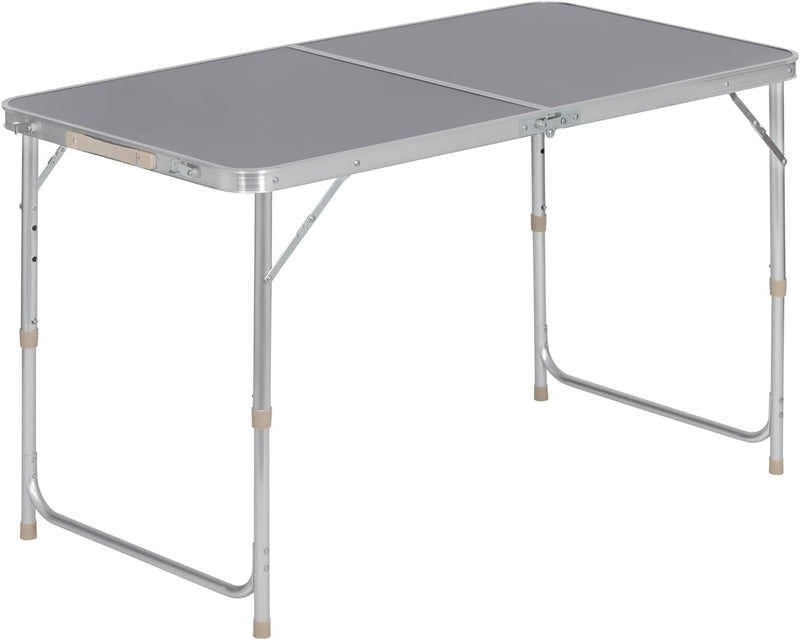 WOLTU Campingtisch Klapptisch Gartentisch Arbeitstisch Balkontisch höhenverstellbar Aluminium MDF Gr