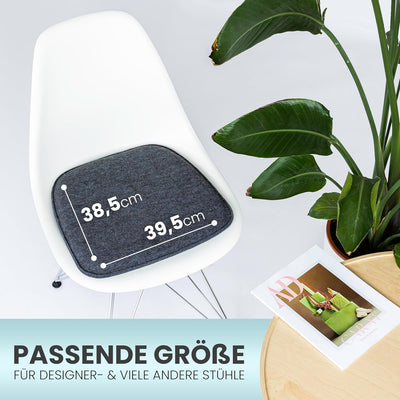 easy and green Sitzkissen Filz - Made in Germany - Stuhlkissen Filzkissen Stuhl - Sitzkissen Stuhl -