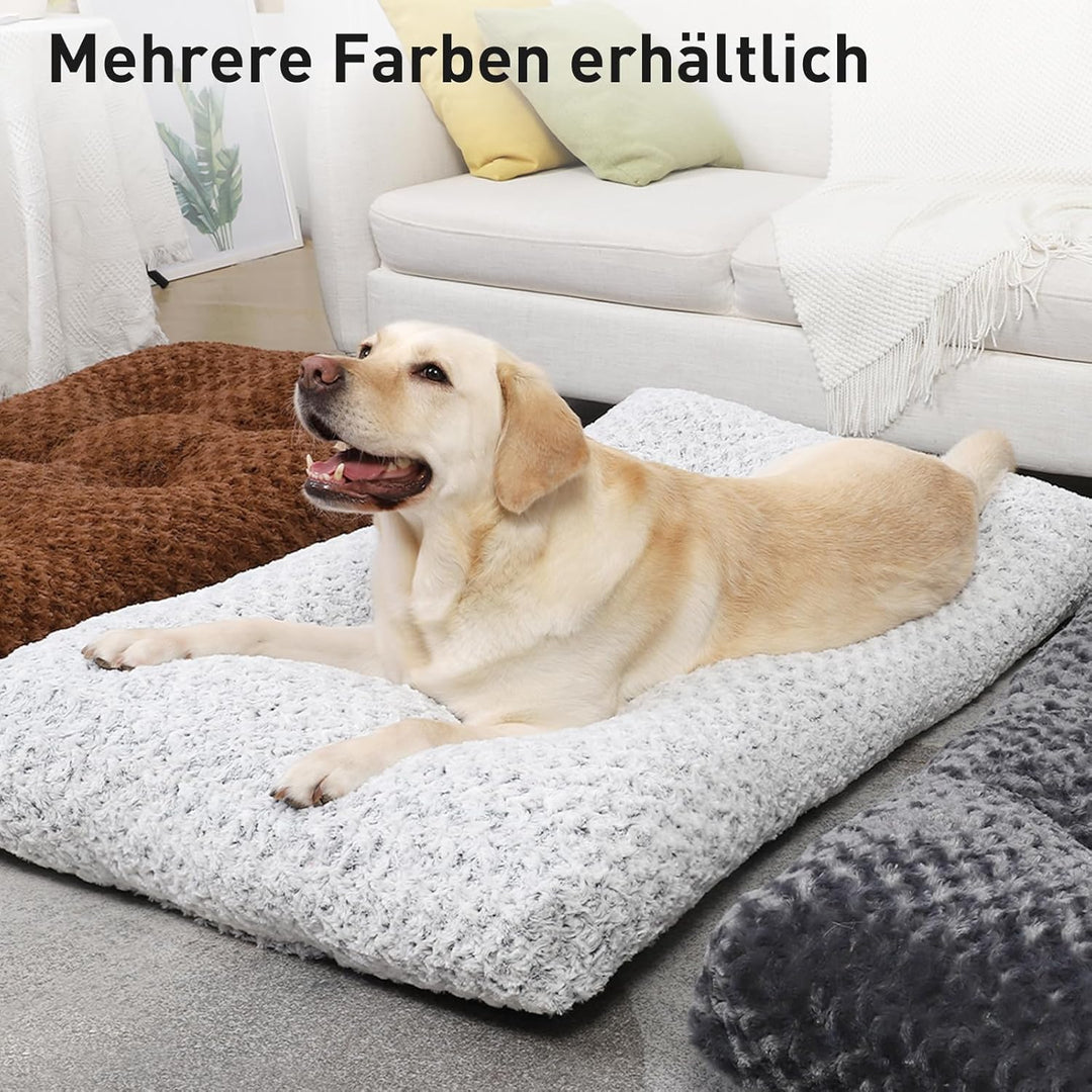 KSIIA Hundebett Grosse Hunde, Waschbar Hundekissen flauschig, Hundematte für grosse, mittelgrosse Hu