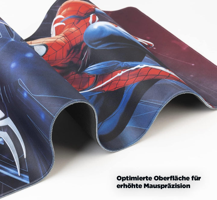 Grupo Erik Mauspad XXL Marvel Spiderman Gaming Mousepad XXL rutschfest und Wasserabweisend Mauspad G