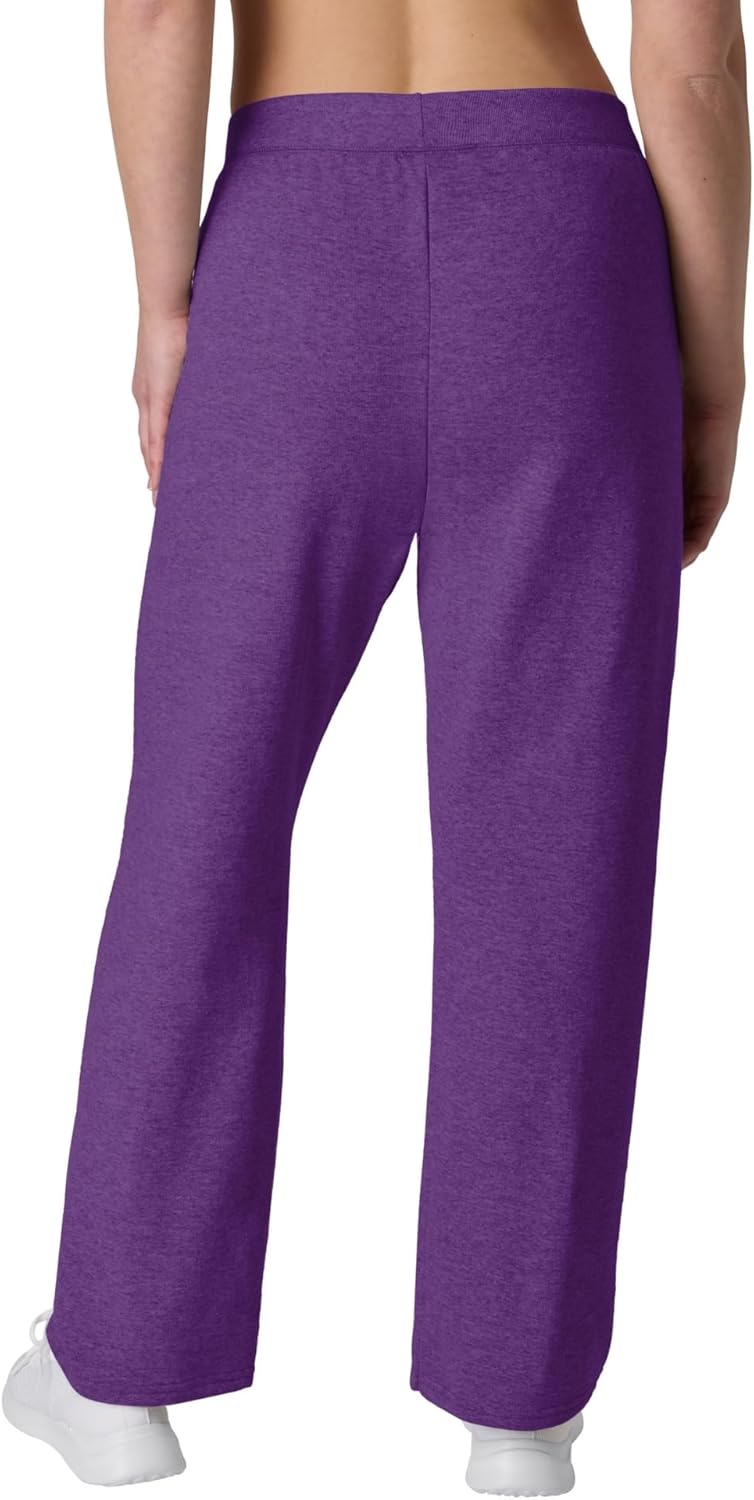 Hanes Damen EcoSmart Sweatpants mit offenem Bein, Fleece, Normale und zierliche Grössen erhältlich O