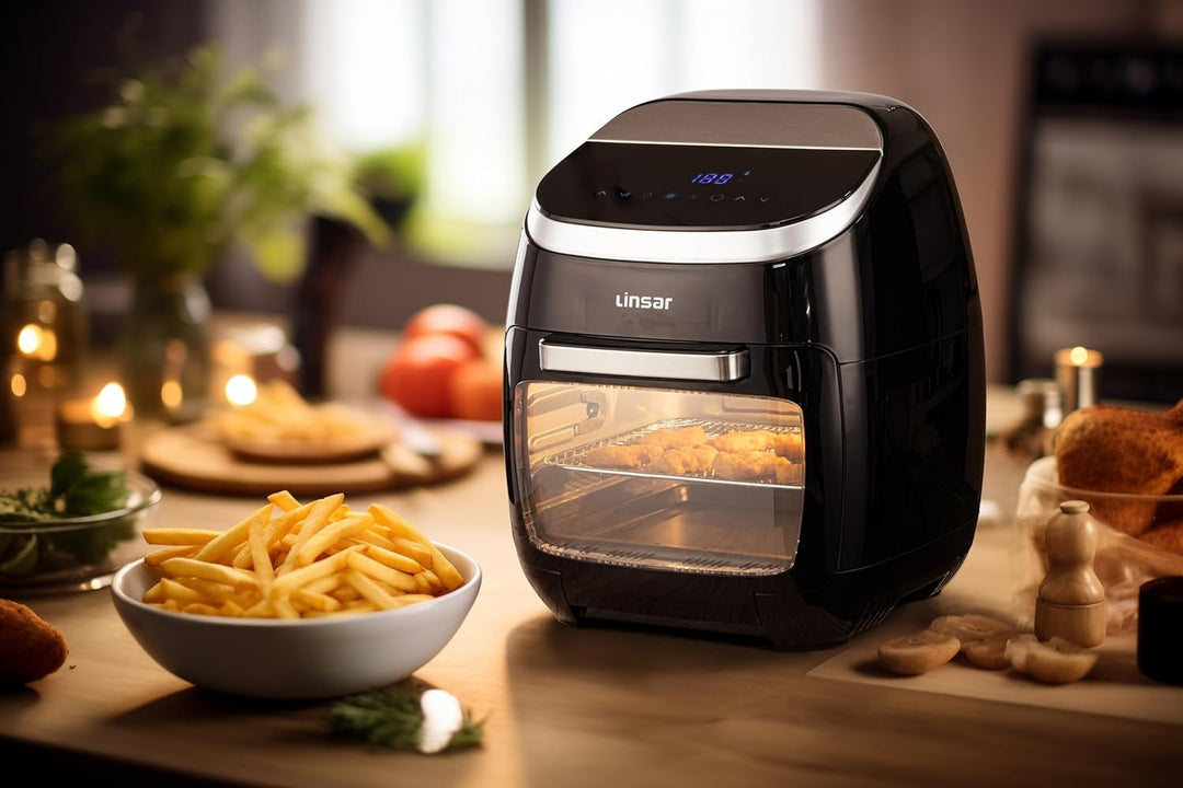 Linsar - Heissluftfritteuse 11L - Multifunktions Air Fryer Ofen mit VORTX-Technologie - Komplettes Z
