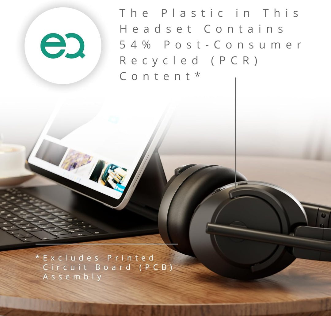 Kensington Hybrid C3550 EQ Bluetooth® Over-Ear-Headset mit Ohrmuschel-Bedienung, aktives Noise Cance