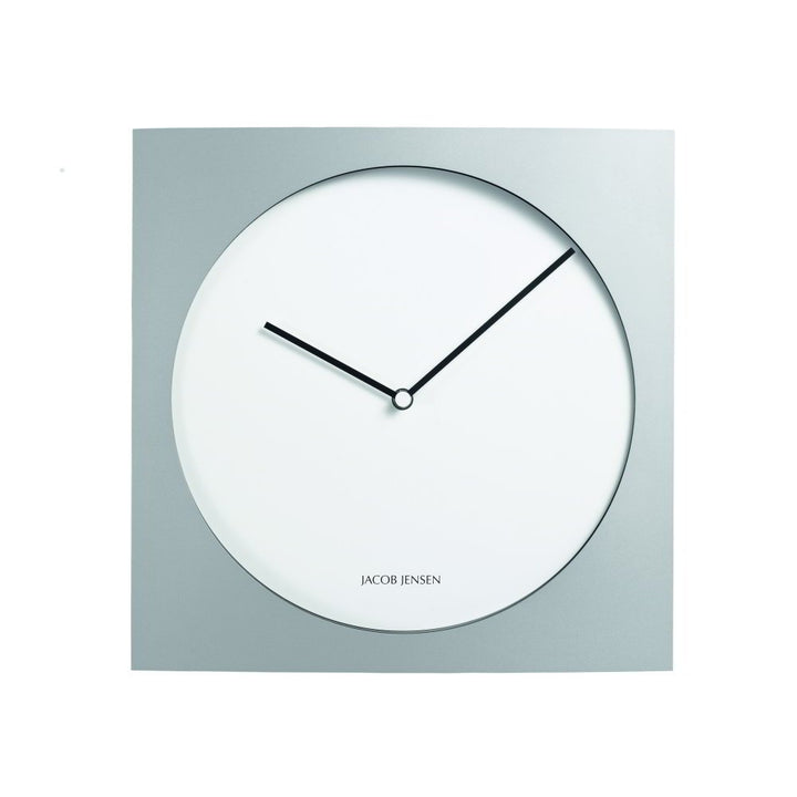 Jacob Jensen JJ-319 Wanduhr Silberfarben/Weiss, Weiss
