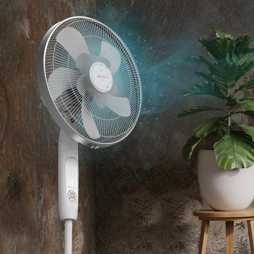 Cecotec Standventilator EnergySilence 1010 ExtremeConnected. 16" mit 60W Kupfermotor und Timer, 6 Ge