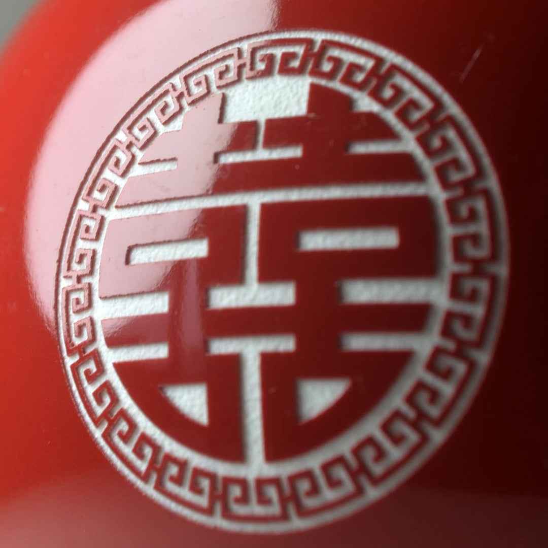 Fiesta Chinesisches Tee-Geschenk-Set, 1 Teekanne, 4 Tassen, Porzellan-Tablett für Zeremonie, Hochzei