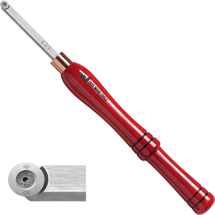 Easy Wood Tools Mini-Grösse Finisher (6200) Werkzeuge zum Drechseln, Hartmetall-Drechselwerkzeuge, H