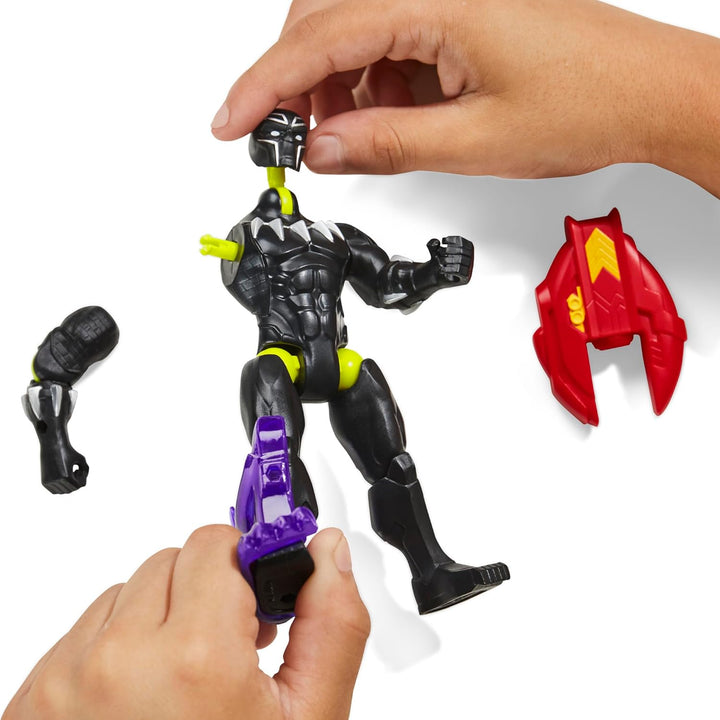 AVENGERS MixMashers Marvel Black Panther Mix-and-Match Action-Figur & Accessoires, Black Panther