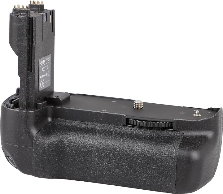 ayex Batteriegriff Passend für Canon EOS 7D ähnlich BG-E7 Akkugriff in Originalqualität mit Hochform