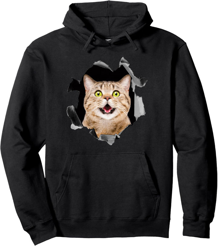 Katze Foto Pullover Hoodie