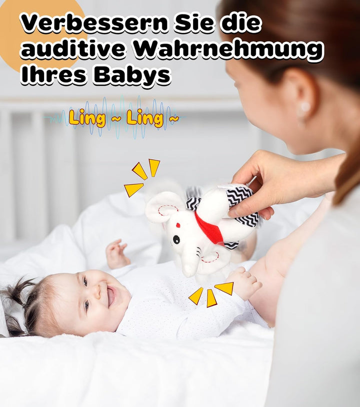Kontrastbuch Baby, 31 PCS Schwarz Weiss Spielzeug Baby 0 3 6 12 Monate Neugeborenen Spielzeug, Schwa