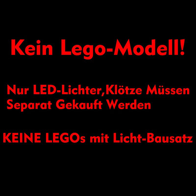 LocoLee Licht Set Kompatibel mit Lego Vorratslama Fortnite, Nur Lichter Set - Kein Modell, Licht Bel