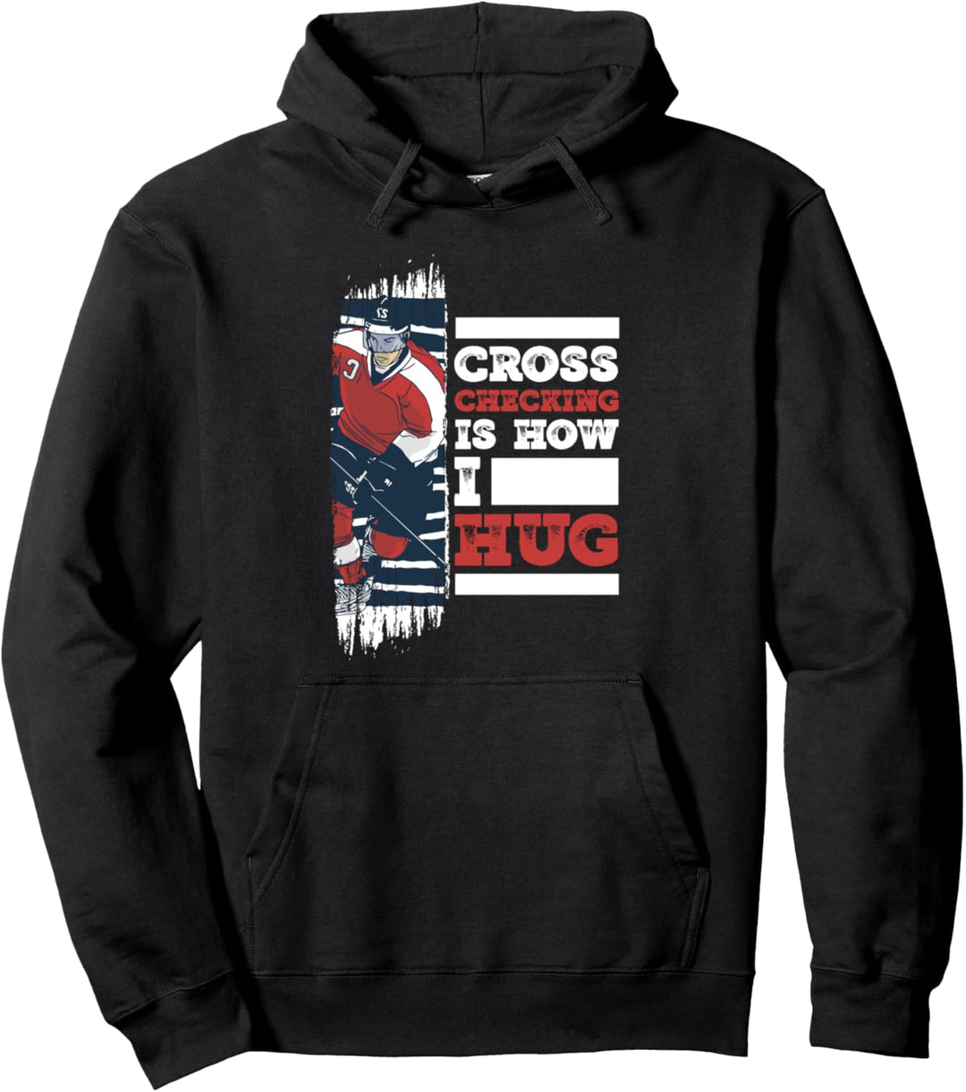 Eishockey Spieler - Wintersport Team Ice Hockey Pullover Hoodie