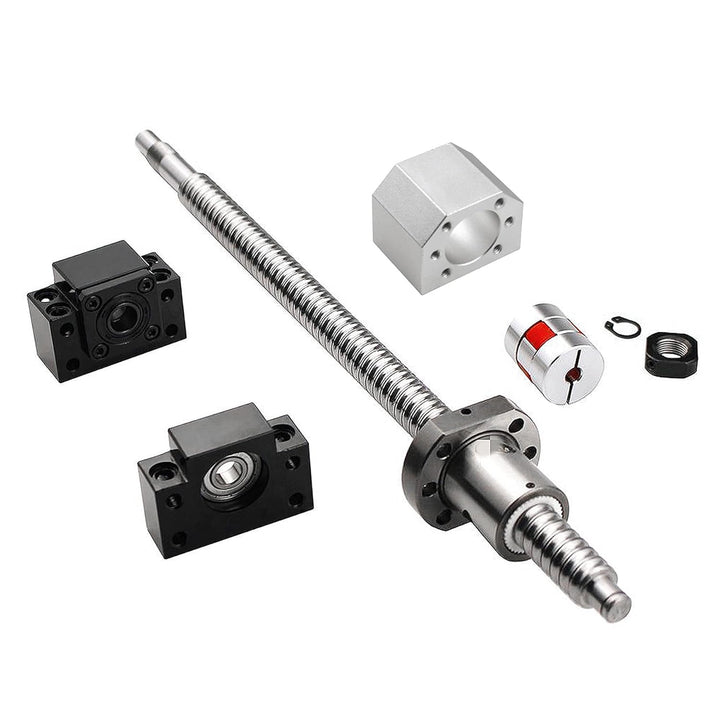 CNCMANS SFU1605/RM1605 Set: SFU1605-L1000mm(39,37in) Gewindespindel Kugelumlaufspindel + 1605 Kugelu