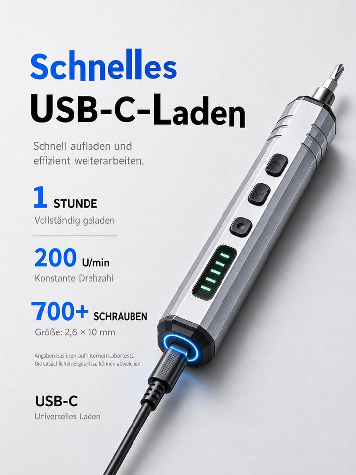 Mini Elektro Schraubendreher Set 140-tlg.: Präzisions-Reparatur-Set Feinmechaniker Werkzeug mit 120