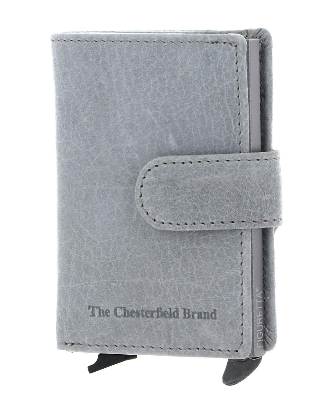 The Chesterfield Brand Prague - Kreditkartenetui 6cc 10 cm RFID light grey Hellgrau, Hellgrau