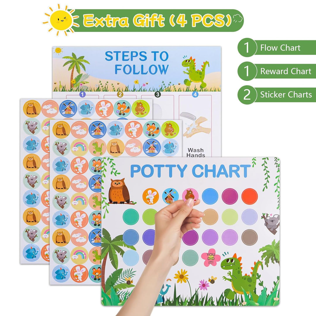 Töpfchen Toilettensitz Kinder ab 1 2 Jahre 3 in 1 Faltbarer Potty Training Seat Baby AuBen Innen Tra