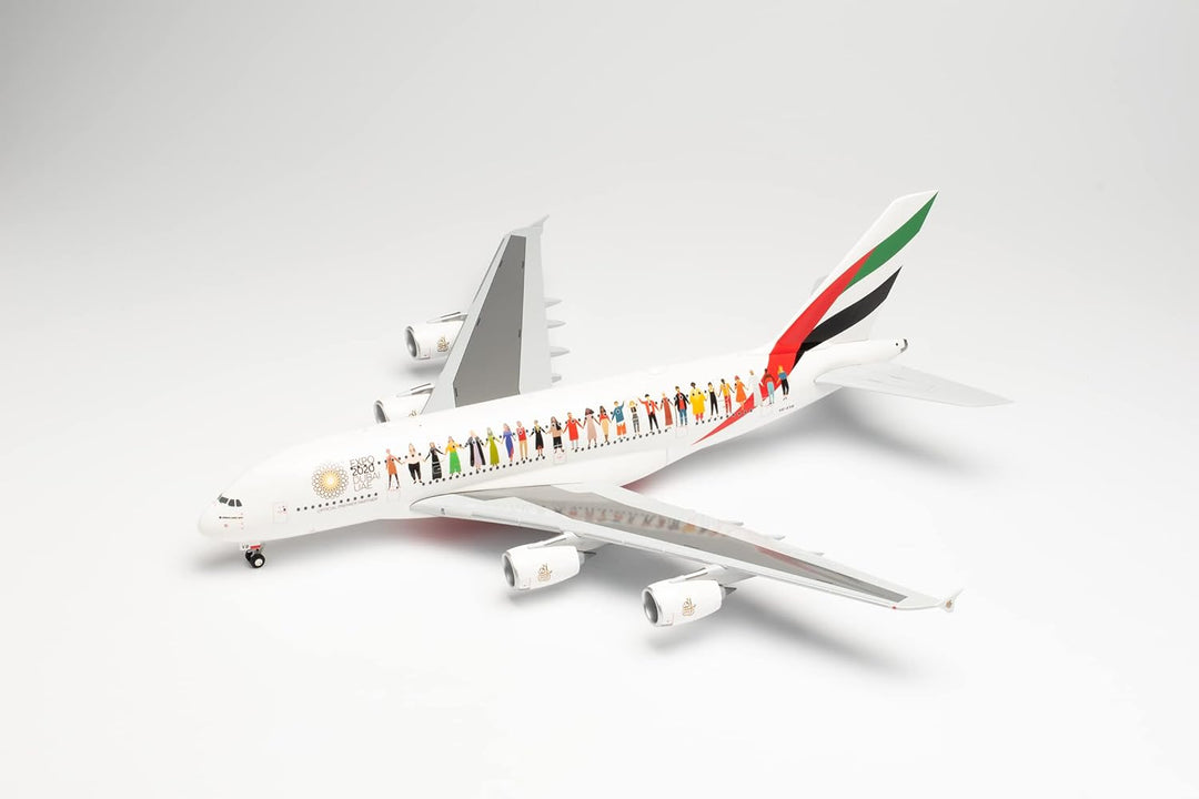 herpa 571692 Emirates Airbus A380 “Year of Tolerance“, Modell Flugzeug, Modellbau, Miniaturmodelle,