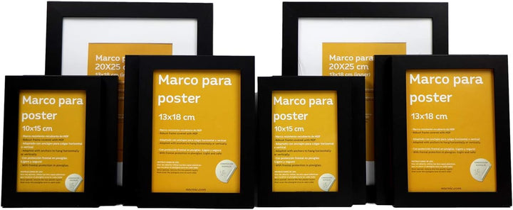 Nacnic 10-er Set Klassische Rahmen zum Schutz und Anzeige von Fotos, Diplome, Poster, Kunstdrücke in
