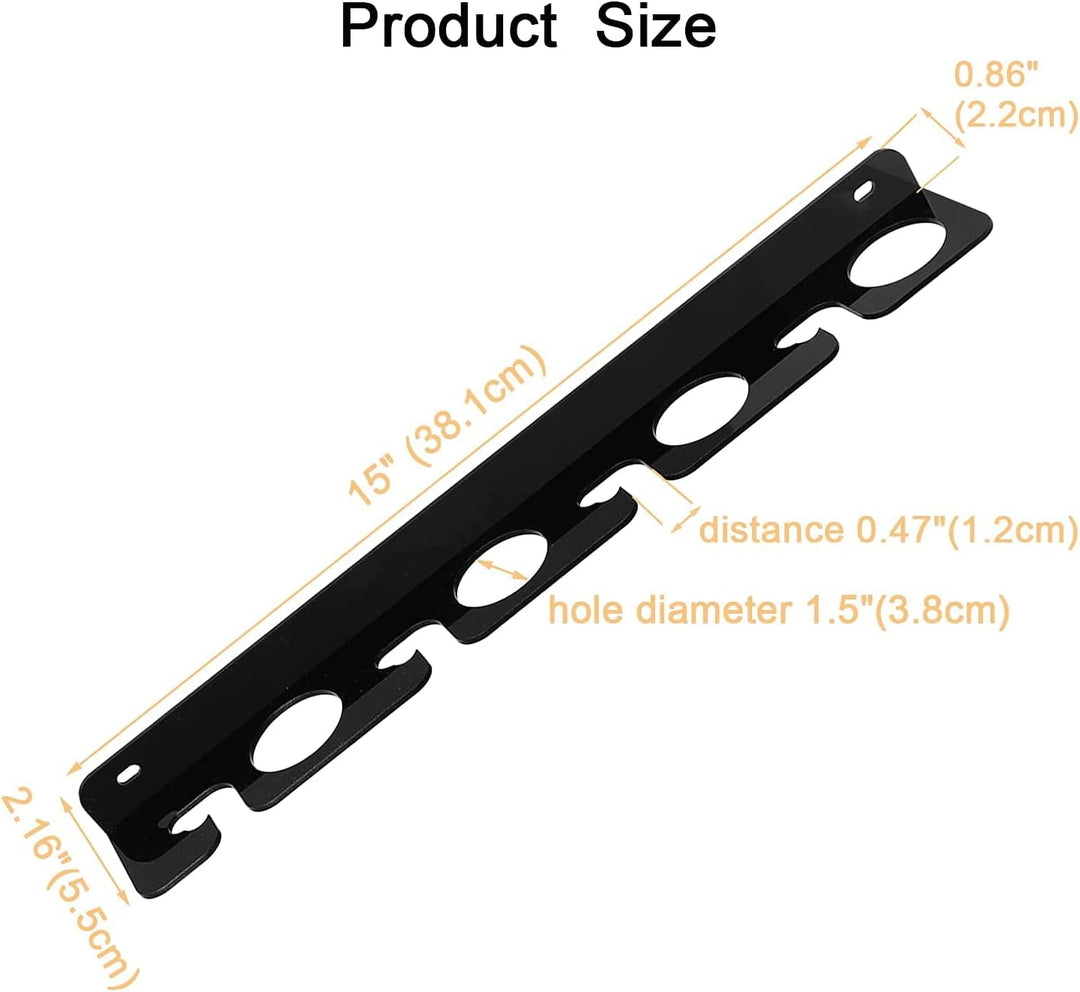 Angelrutenhalter aus Acryl, Wandhalterung, Angelrute/Rutenaufbewahrung Organizer für Garage, Boot, K
