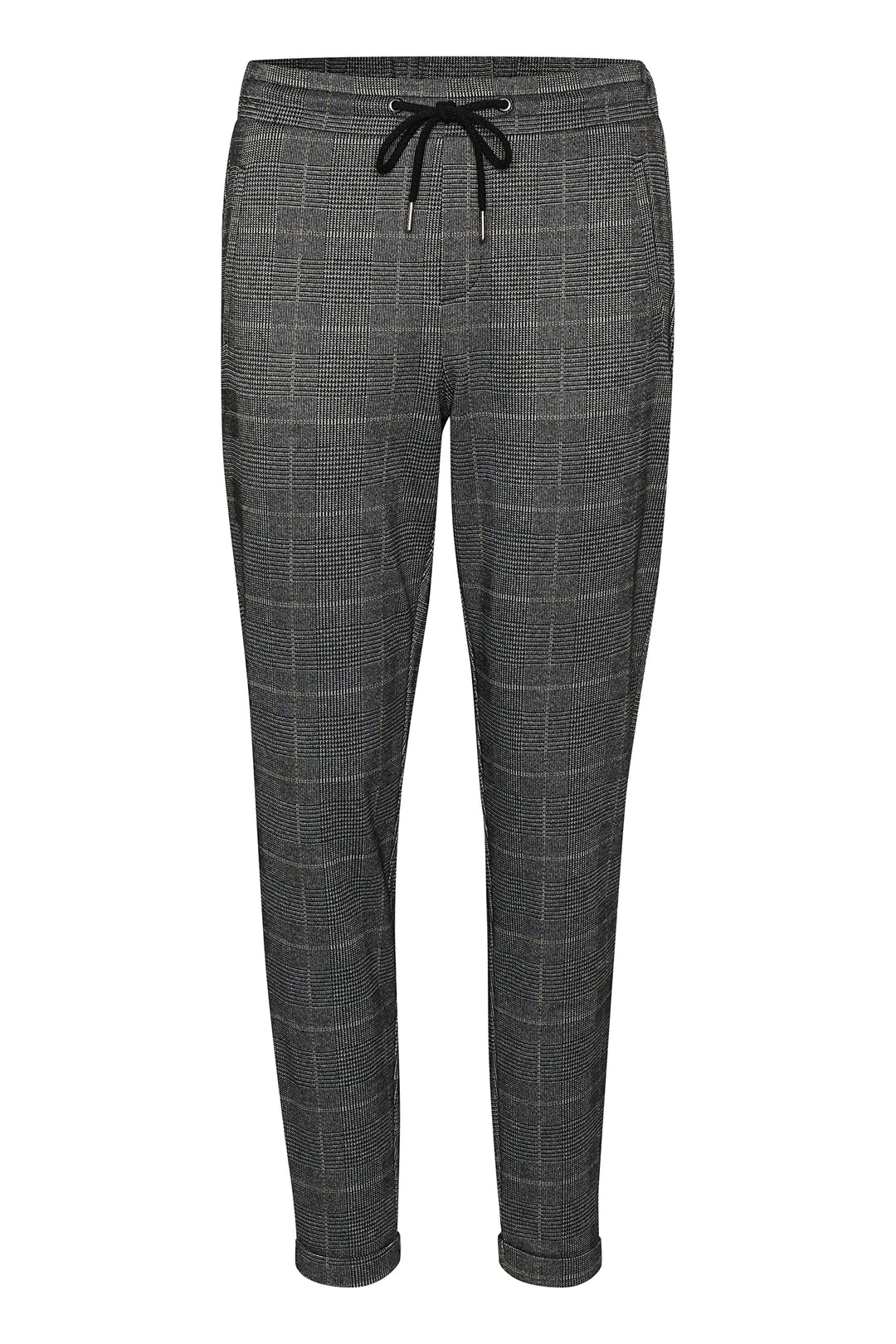 Kaffe Damen KAlizza 7/8 Pants Freizeithosen, Schwarz/Grau, Large