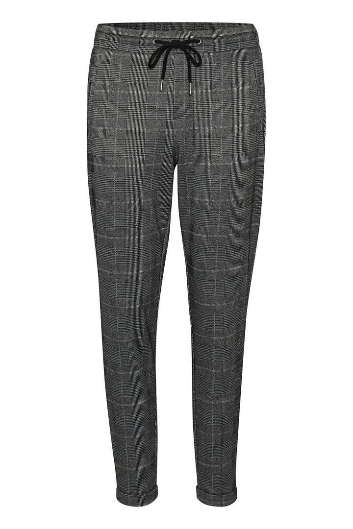 Kaffe Damen KAlizza 7/8 Pants Freizeithosen, Schwarz/Grau, Large