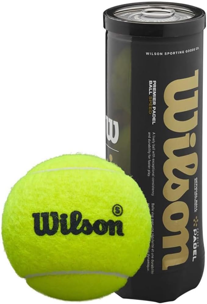 Wilson Unisex-Adult Premier Padel Paddel Bälle, Gelb, 2 x 3er-Pack