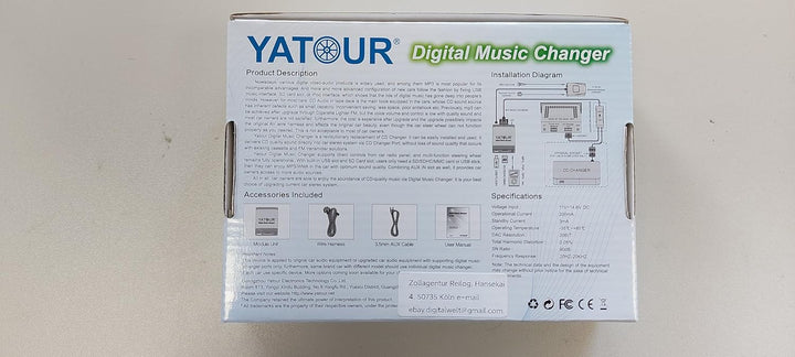 Yatour YTM06-VOLSC-BT Digitaler Musikadapter USB SD AUX Bluetooth Freisprecheinrichtung für Volvo SC