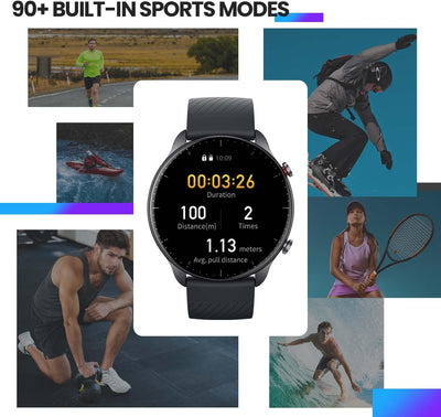 Amazfit [Version 2022] GTR 2 Smartwatch mit Bluetooth-Anrufe, 3 GB Musikspeicher, Sportuhr mit 90 Sp