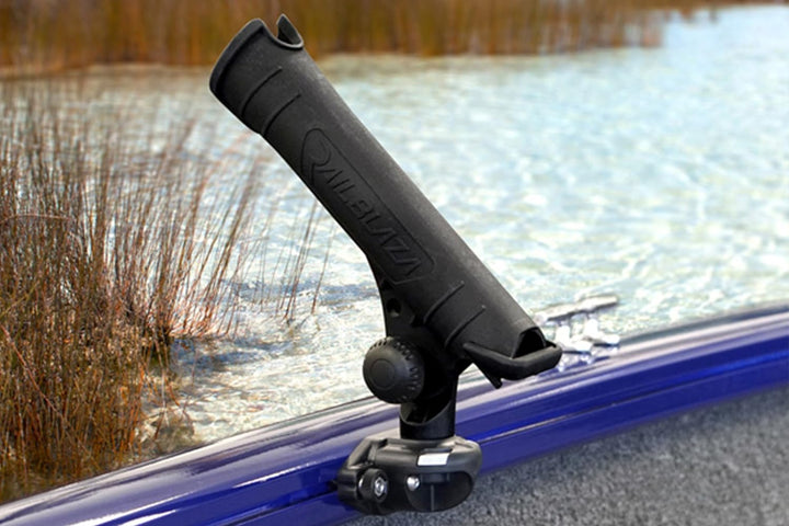 Railblaza Set 3X Rod Tube Rutenhalter + 3X Quickport + Kleber-Kit, Belly Boot