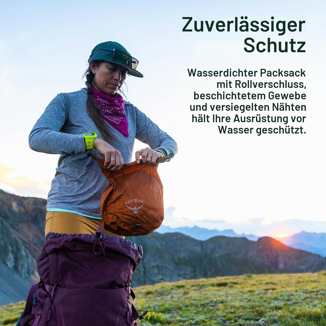 Osprey Ultralight Packsack étanche Waterfront Blue O/S - Fassungsvermögen 12L, Waterfront Blue O/S -
