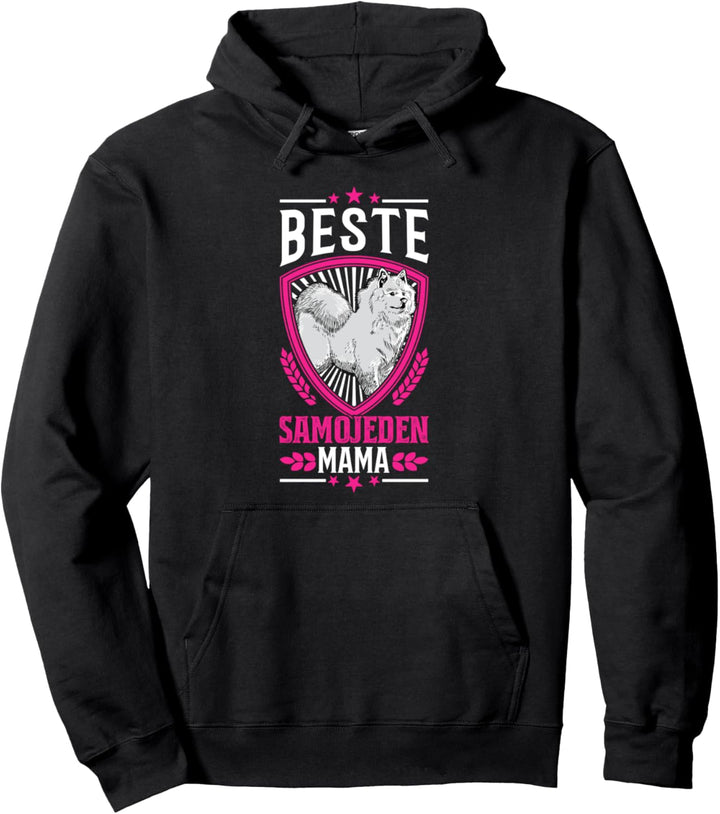 Beste Samojeden Mama Schlittenhund Samojede Pullover Hoodie