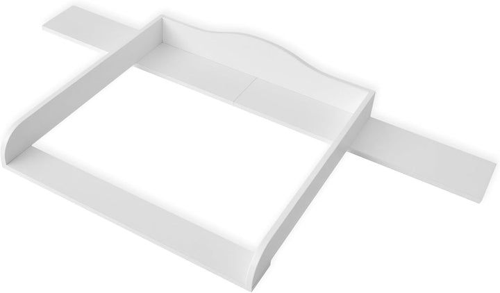 KraftKids Wickelaufsatz weiss passend für breite HEMNES bis 160 cm breit mit Blende